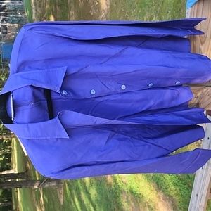 Purple button down